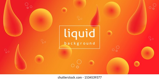 Abstract colorful fluid vector background