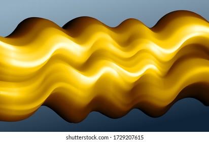 Abstract colorful fluid vector background, dimensional gradient shape element for design, flowing 3D wave, color dynamic motion layout.
