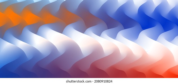Abstract colorful fluid vector background, dimensional gradient shape element for design, flowing 3D wave, color dynamic motion layout.