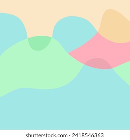 Abstract colorful fluid vector background
