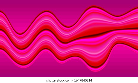 Abstract colorful fluid wallpaper. Wavy liquid bright background. Flow design for flyers, posters, cards, landing pages and other projects. Vector, eps10.