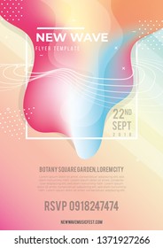 Abstract colorful flyer 