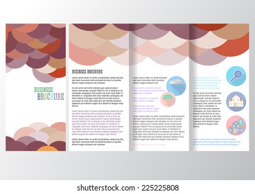 Abstract colorful flyer