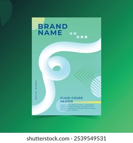 Abstract colorful flyer or booklet cover design