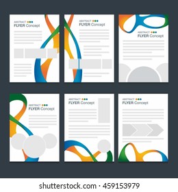 Abstract Colorful Flyer for Print and Web.