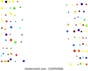 Abstract colorful flying in the air confetti.  Flying confetti. Vector illustration. Typographic design.