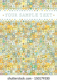 abstract colorful frame