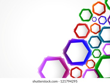 abstract colorful  frame background