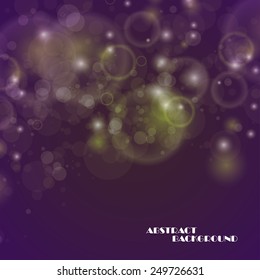 Abstract colorful frame of circles, vector art Illustration