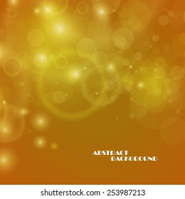 Abstract colorful frame of circles, vector art Illustration