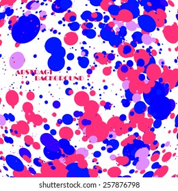 Abstract colorful frame of circles, vector art Illustration