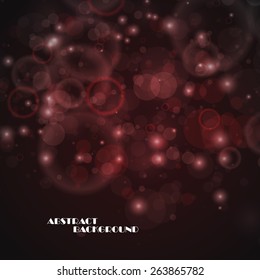 Abstract colorful frame of circles, vector art Illustration
