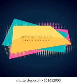 abstract colorful frame design