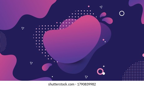 Abstract colorful fun background. background modern suitable for landing page, website and cover page. vector
