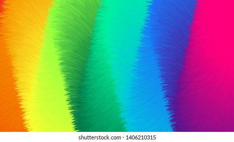 Abstract colorful furry background vector illustration