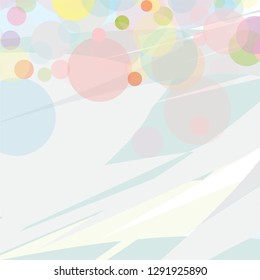 abstract colorful futuristic circles pattern background. creative colorful pastels geometric for your design. vector illustration