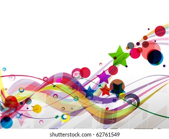 Abstract colorful futuristic design. Vector illustration.