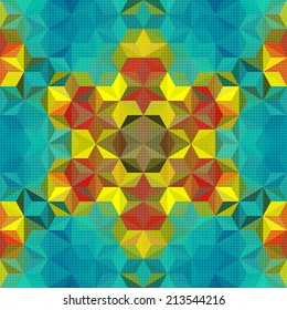 Abstract Colorful Futuristic Pattern