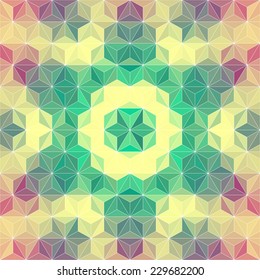 Abstract Colorful Futuristic Pattern