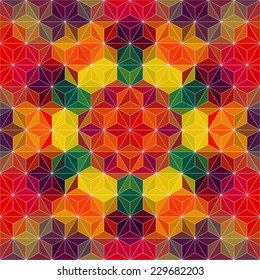 Abstract Colorful Futuristic Pattern