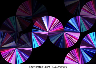 Abstract colorful futuristic vector background.