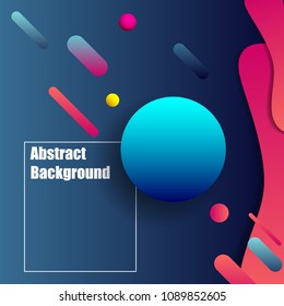 Abstract colorful geometric background