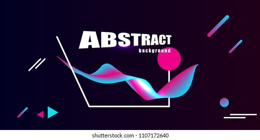 Abstract colorful geometric background