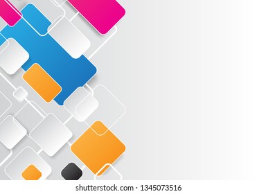 Abstract colorful geometric background