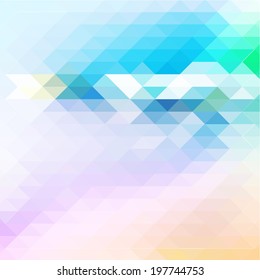 Abstract colorful geometric background.