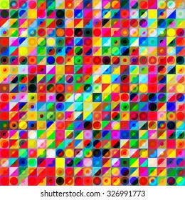 Abstract colorful geometric background