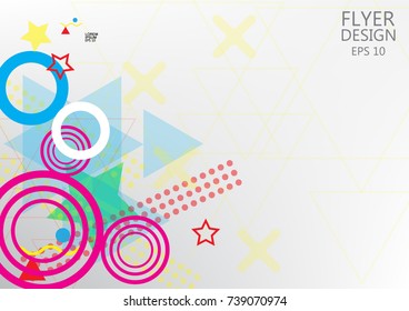 abstract colorful geometric background