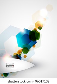 Abstrakter bunter, geometrischer Hintergrund