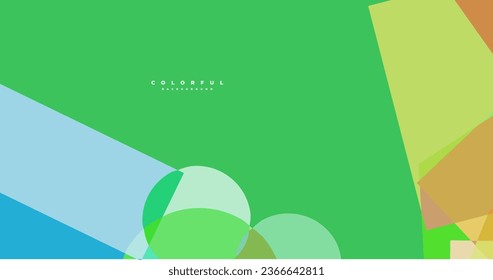 abstract colorful geometric background for business header