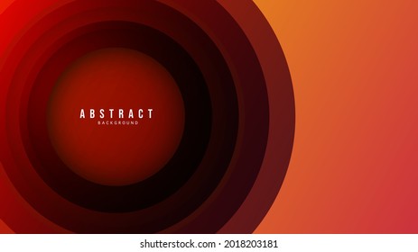 Abstract Colorful geometric background , Circles overlap until shadows and orange and black, Modern background design for presentation design , illustration Vector EPS 10