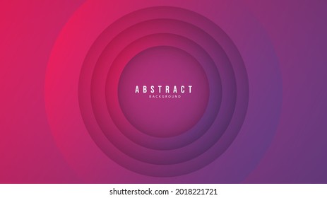 Abstract Colorful geometric background , Circles overlap until shadows and pink and purple, Modern background design for presentation design , illustration Vector EPS 10