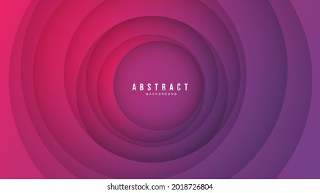 Abstract Colorful geometric background , Circles overlap until shadows and pink and purple, Modern background design for presentation design , illustration Vector EPS 10