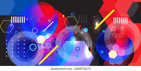 Abstract colorful  geometric background. Covers with design elements  abstract design. Beautiful geometric background for your design