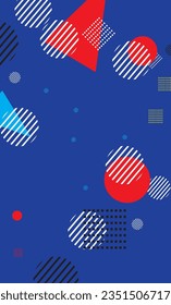 Abstract colorful geometric background. Covers design elements of abstract design. Beautiful geometric background for your design	