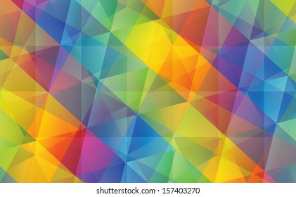 Abstract colorful geometric background for design. Vector EPS, editable