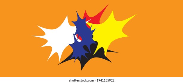 Abstract colorful geometric  background design