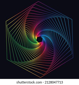 Abstract colorful geometric background design