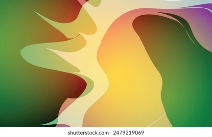 Abstract colorful geometric background design with dynamic shapes