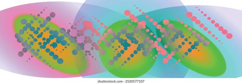 Abstract colorful geometric background design with dynamic shapes