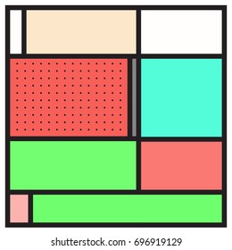 Abstract colorful geometric  background design template. Trendy and colorful pattern design for fabric background and wallpaper. 