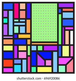 Abstract colorful geometric  background design template. Trendy and colorful pattern design for fabric background and wallpaper. 