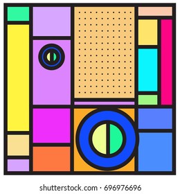 Abstract colorful geometric  background design template. Trendy and colorful pattern design for fabric background and wallpaper. 