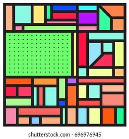 Abstract colorful geometric  background design template. Trendy and colorful pattern design for fabric background and wallpaper. 