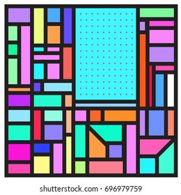 Abstract colorful geometric  background design template. Trendy and colorful pattern design for fabric background and wallpaper. 