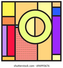 Abstract colorful geometric  background design template. Trendy and colorful pattern design for fabric background and wallpaper. 
