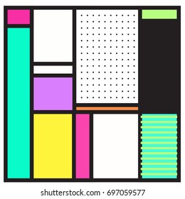 Abstract colorful geometric  background design template. Trendy and colorful pattern design for fabric background and wallpaper. 